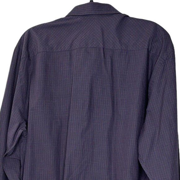 Billy Reid 100% Cotton Button Shirt (Size XXL) Long Sleeve Plaid Standard Fit - Picture 6 of 9